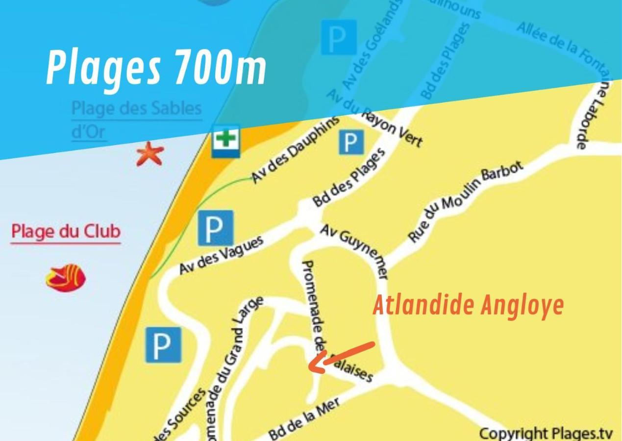 Atlantide Angloye Apartment Anglet Exterior foto